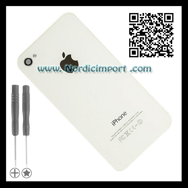 Original bakdeksel til iphone 4 - HVITT