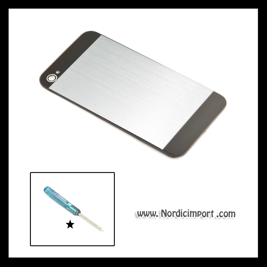 Metall bakdeksel uten trykk til iphone 4S - S�LV