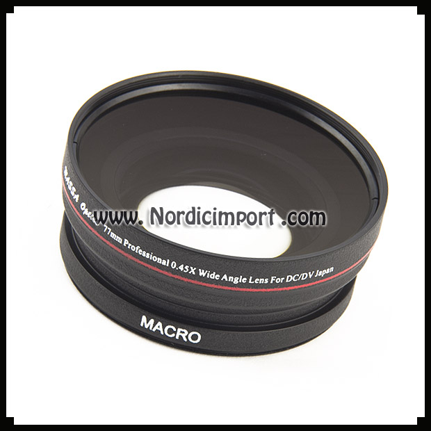 77 mm 0.45x - Super wide angel med makro (2i1)