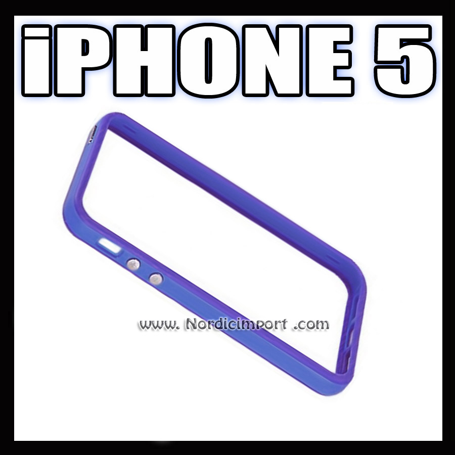 iphone 5 bumper - lilla/bl�