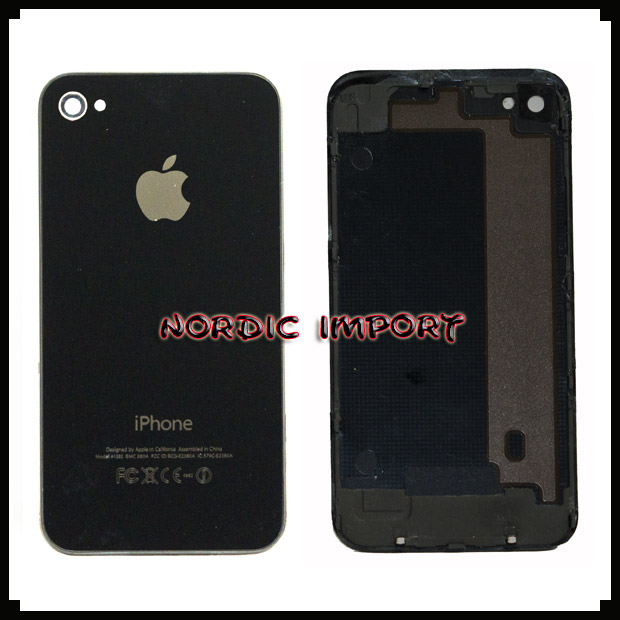 Bakdeksel til iphone 4 - SVART