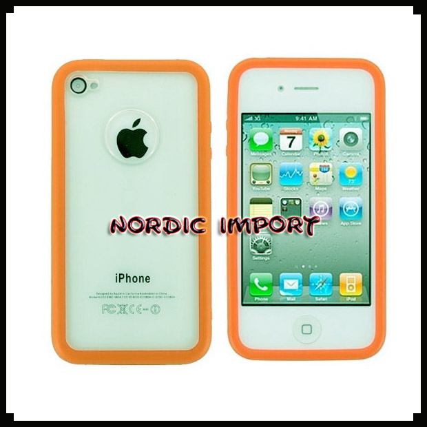 Myk silikon bumper - oransje