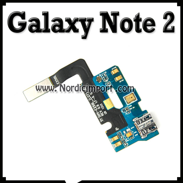 Original Samsung Galaxy Note2 N7100 micro USB dock/PCB & kabel.